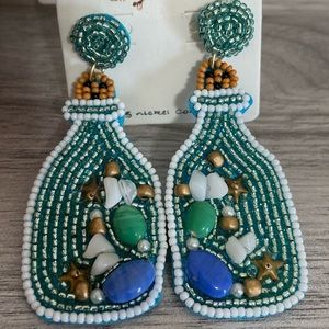 🎉❤️Multicolor Beaded Beach Bottle Earrings